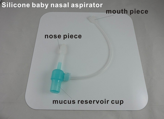 Silicone material baby nasal aspirator