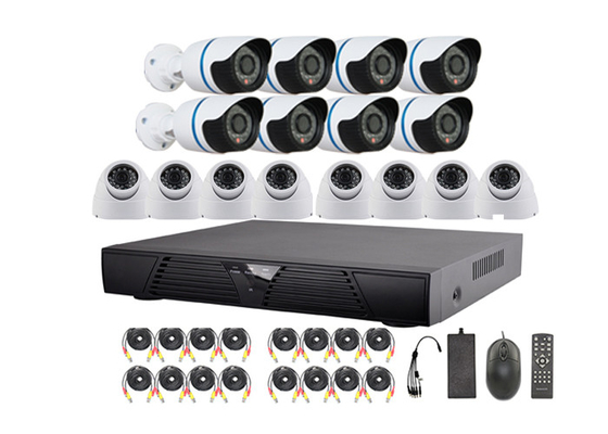 Bullet / Dome 720P 960P IP Network CCTV Security Camera Systems with Remote Controller