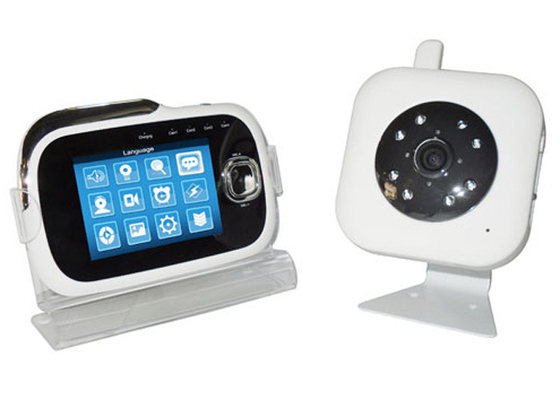 OEM 3.2'' Color LCD 2.4GHz USB Digital Wireless Video Baby Monitor Audio / Video Recorder